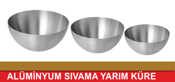 aluminyum yarim kure uygulama